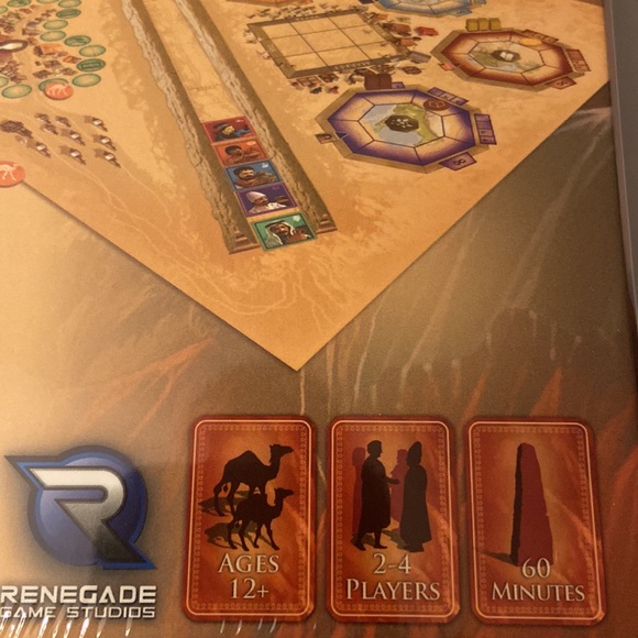Renegade Game Studios Passing Through Petra A Tile Pushing Game - Picture 5 of 5
